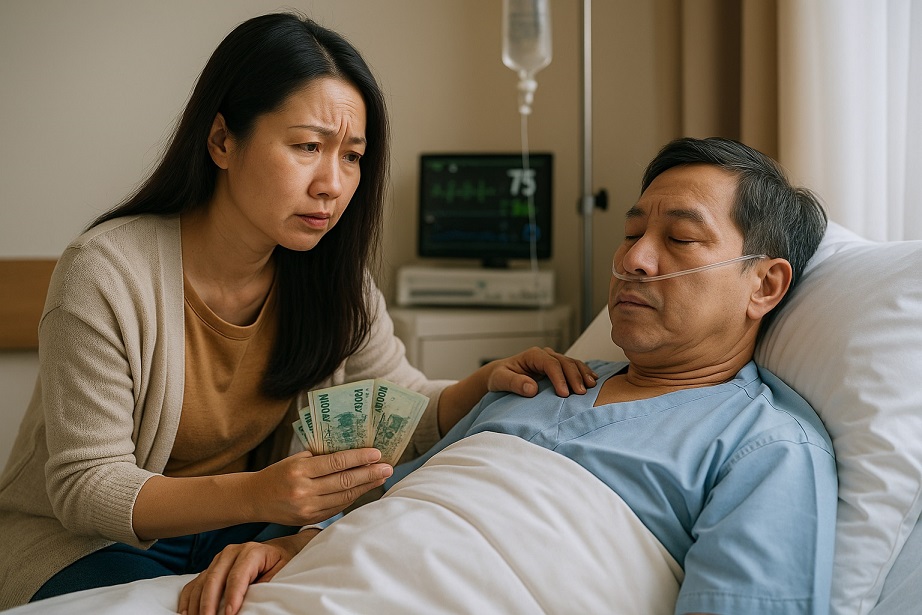 Vay chi trả viện phí